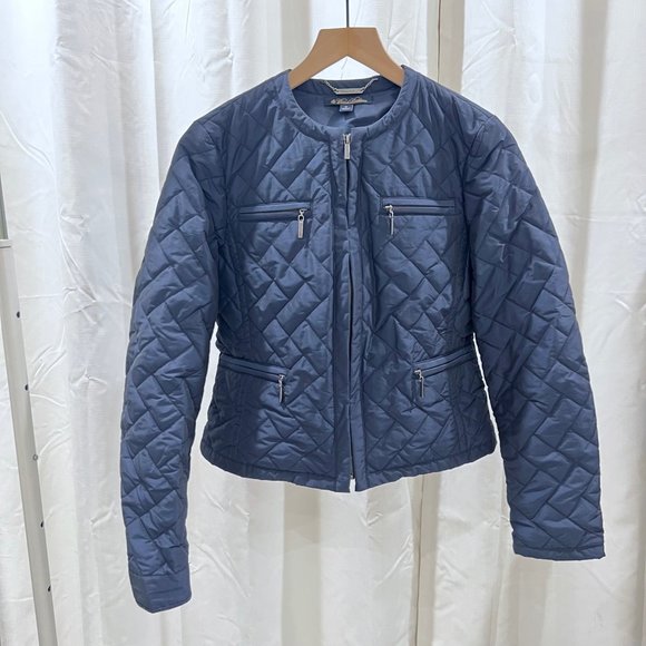 Brooks Brother Quilted Polyester Bomber Jacket - Size 6 - Picture 1 of 9